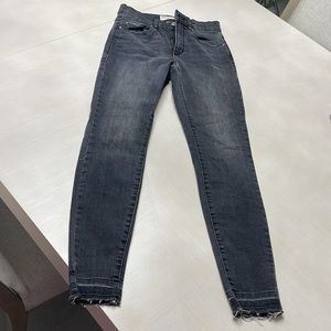 Garage Size 3 High Rise Black Jeans